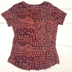 Coldwater Creek Size Large Canyonlands Vintage Washed Henley